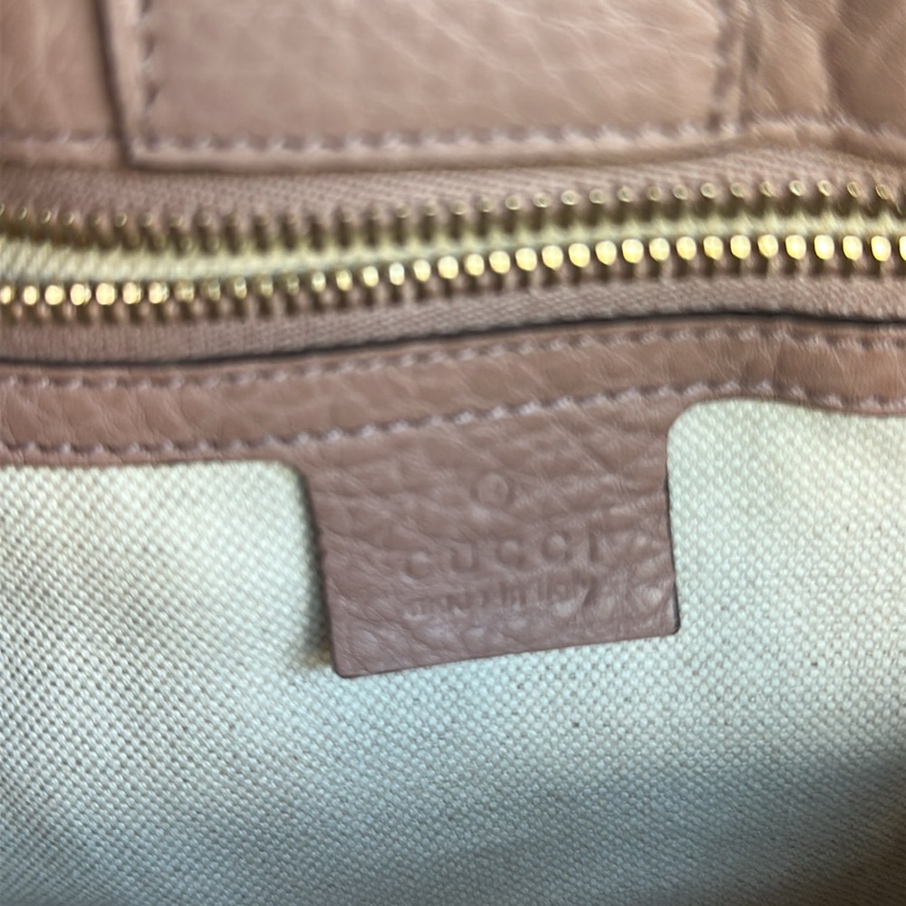 Gucci Bamboo Top Handle Small Shopper Handbag - Picture 5 of 11